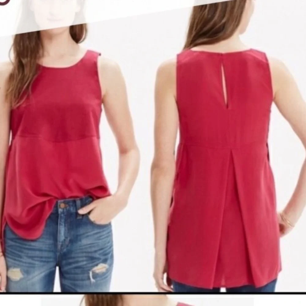 Madewell Sunbask Silk/Cotton Tank
